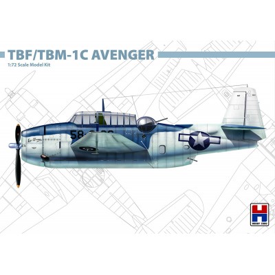 TBF/TBM-1C AVENGER - 1/72 SCALE - HOBBY2000